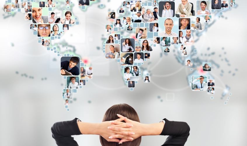 Virtual team teleconference